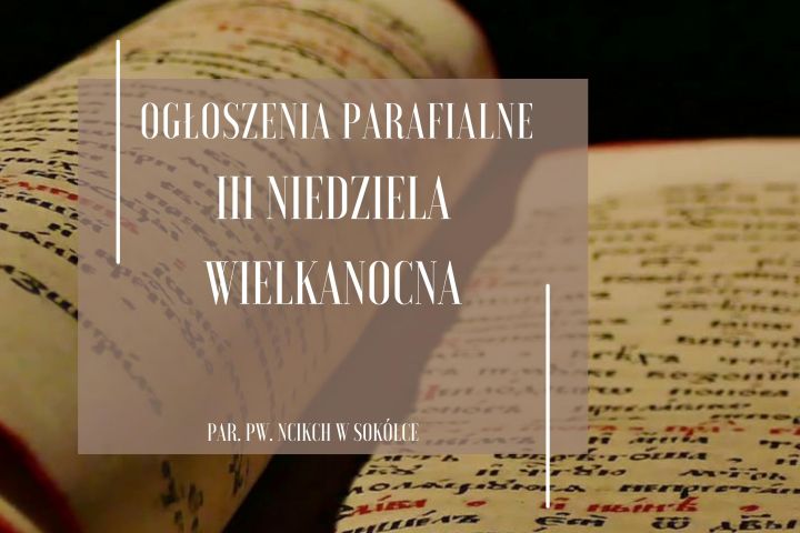 3. Niedziela Wielkanocna