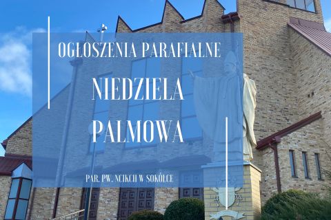 Niedziela Palmowa, 13.04.2025 r.