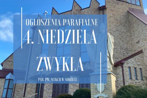 4. Niedziela Zwykła, 1.02.2026 r.